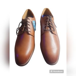 NUNN BUSH Mens Shoes Sz. 13 Brown Dress Lace Up Comfort Gel